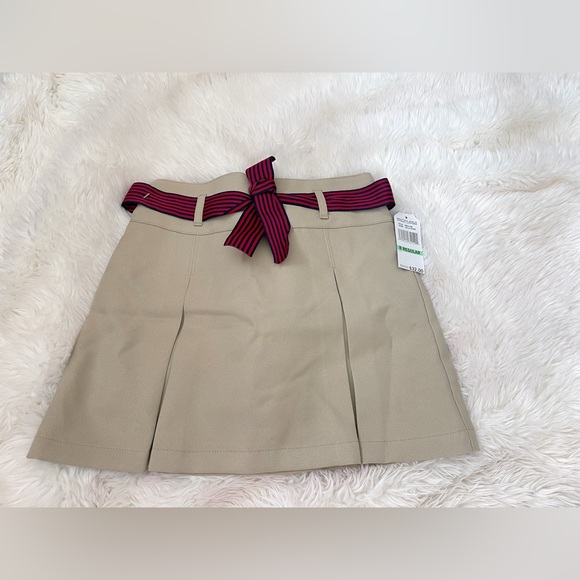 New Nautica girls’ school uniform khaki skirt, bottom m medium 8 🎁 cute stylish - Picture 1 of 4
